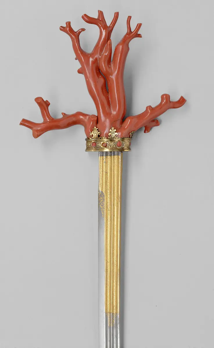 Korallensäbel, Kordelatsch, Coltelaggio, Malchus, Malchus (mit Scheide)