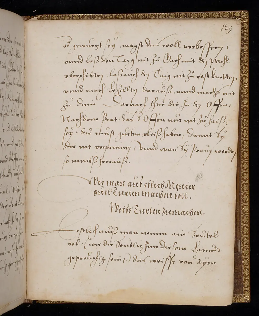 Kochbuch der Philippine Welser, Manuskript, Kochbuch