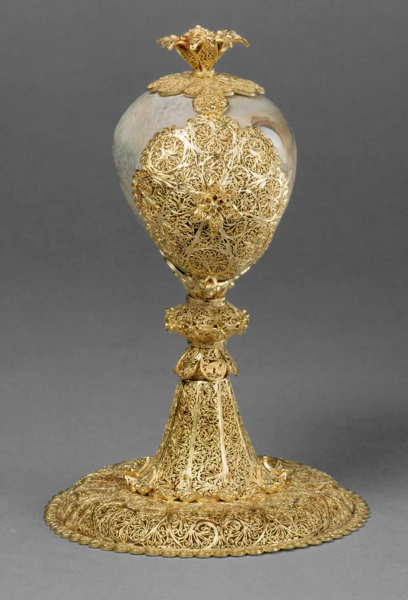 Bezoar in Filigranfassung