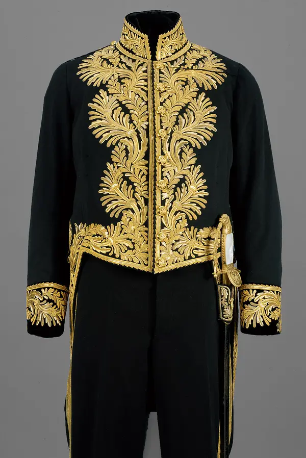 Frack von der Gala-Uniform eines Gesandten