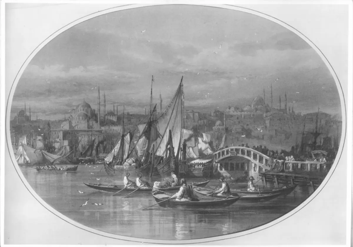 Blick auf Konstantinopel von Pera aus