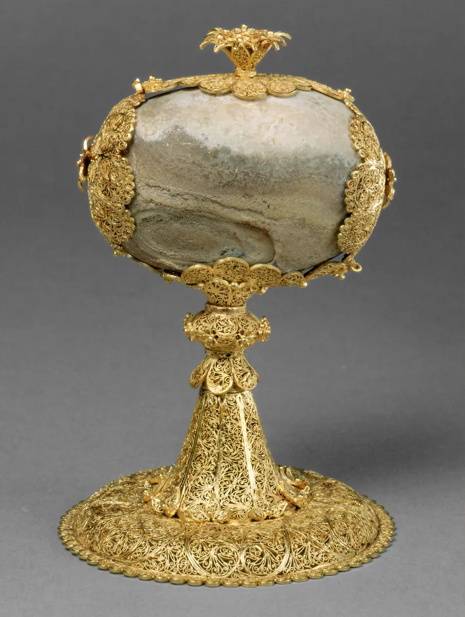 Bezoar in Filigranfassung