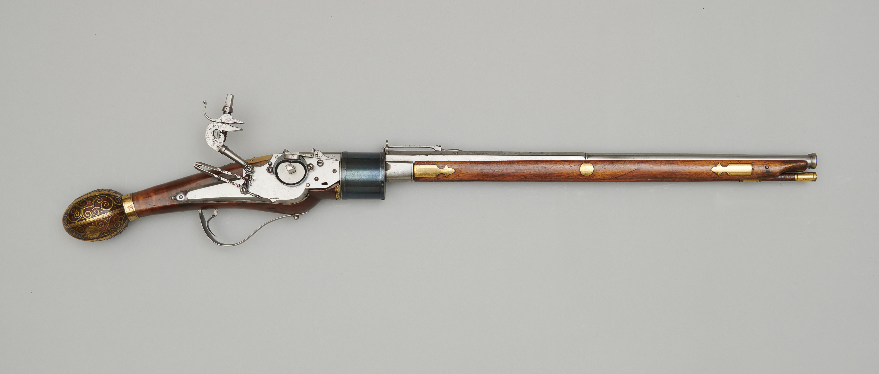Revolver mit Radschloss (Faustrohr)