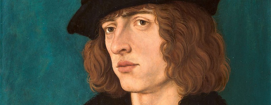 Hans Burgkmair d. Ä., Bildnis eines jungen Mannes, 1506. Kunsthistorisches Museum Wien, Gemäldegalerie, Inv.-Nr. 6944.
