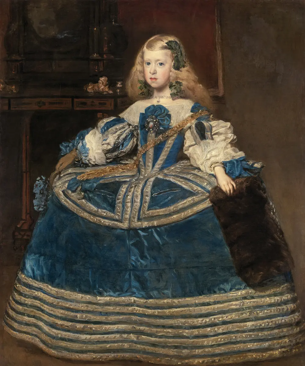 Infanta Margarita in a blue Dress
