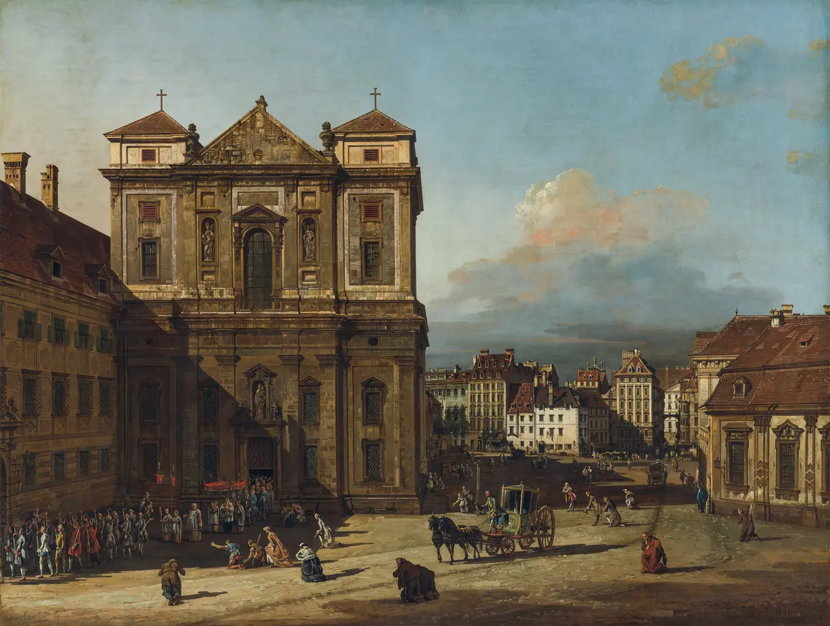 The Freyung in Vienna, View from Northwest