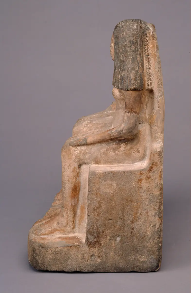 Statuengruppe des Wah-ib mit seiner Frau Teri und Sohn