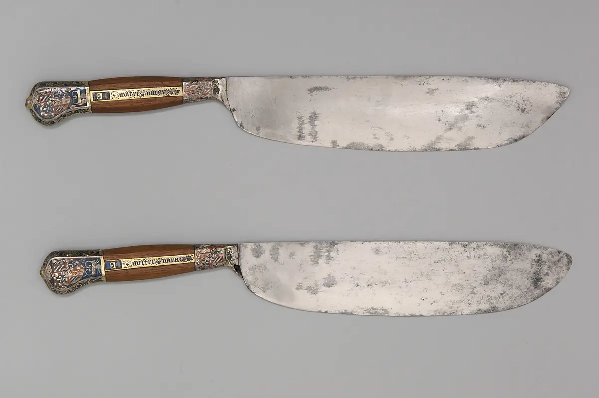 Ein Paar Vorlegemesser (Vorlegebesteck)