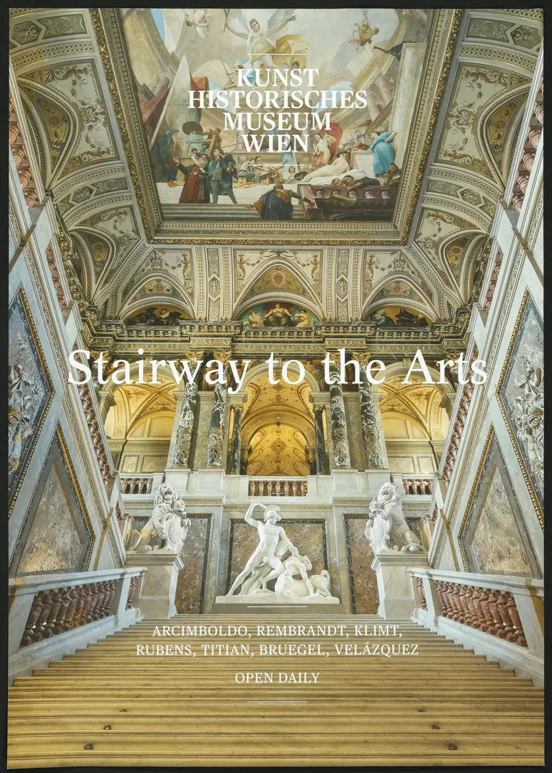 Stairway to the Arts. Arcimboldo, Rembrandt, Klimt, Rubens, Titian, Bruegel, Velázquez. Open daily