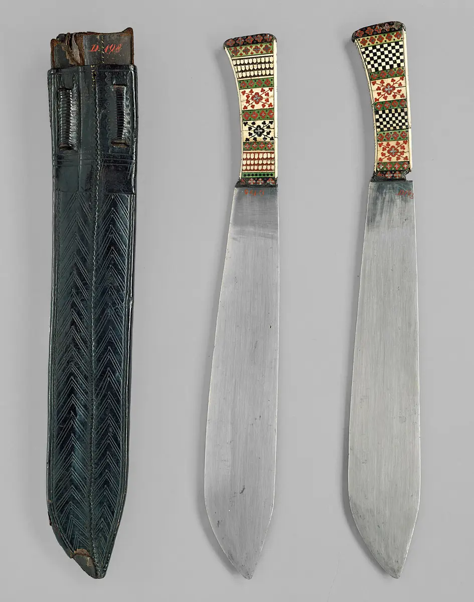 Vorlegebesteck oder Jagdbesteck