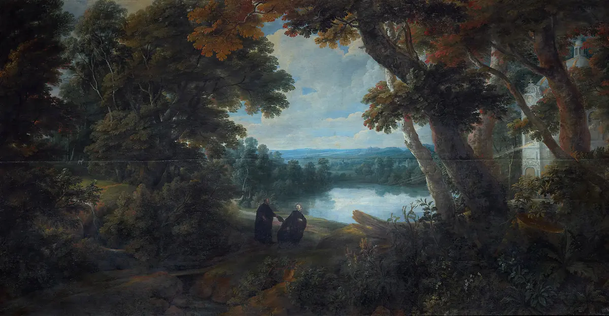 Large Forest Landscape with the Saint Francisco Borja