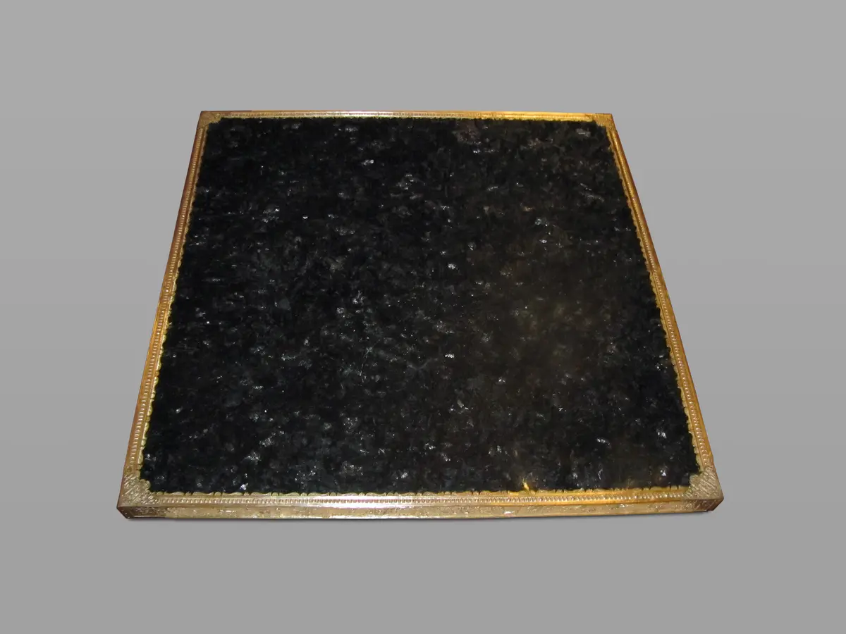 Tischplatte mit Marmorfuß (nicht dazugehörig)