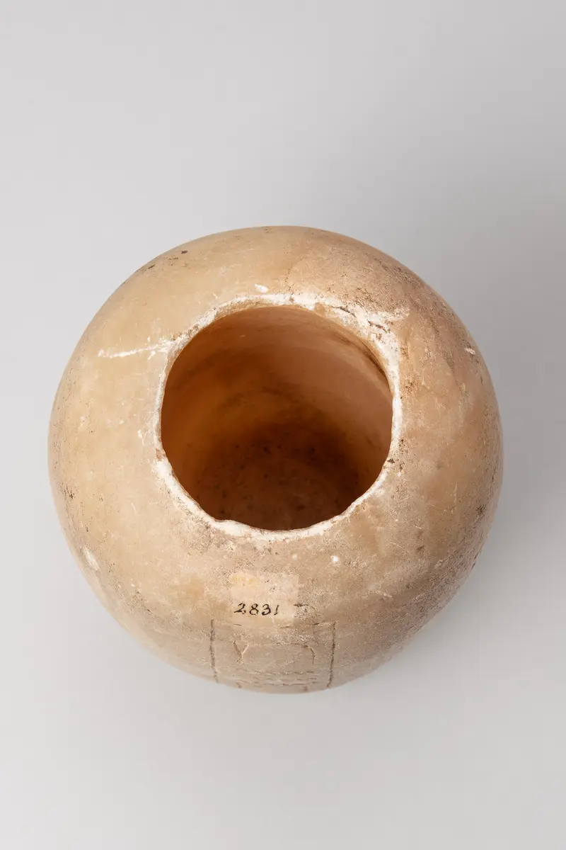 Kanope mit Deckel in Form eines Schakalkopfes