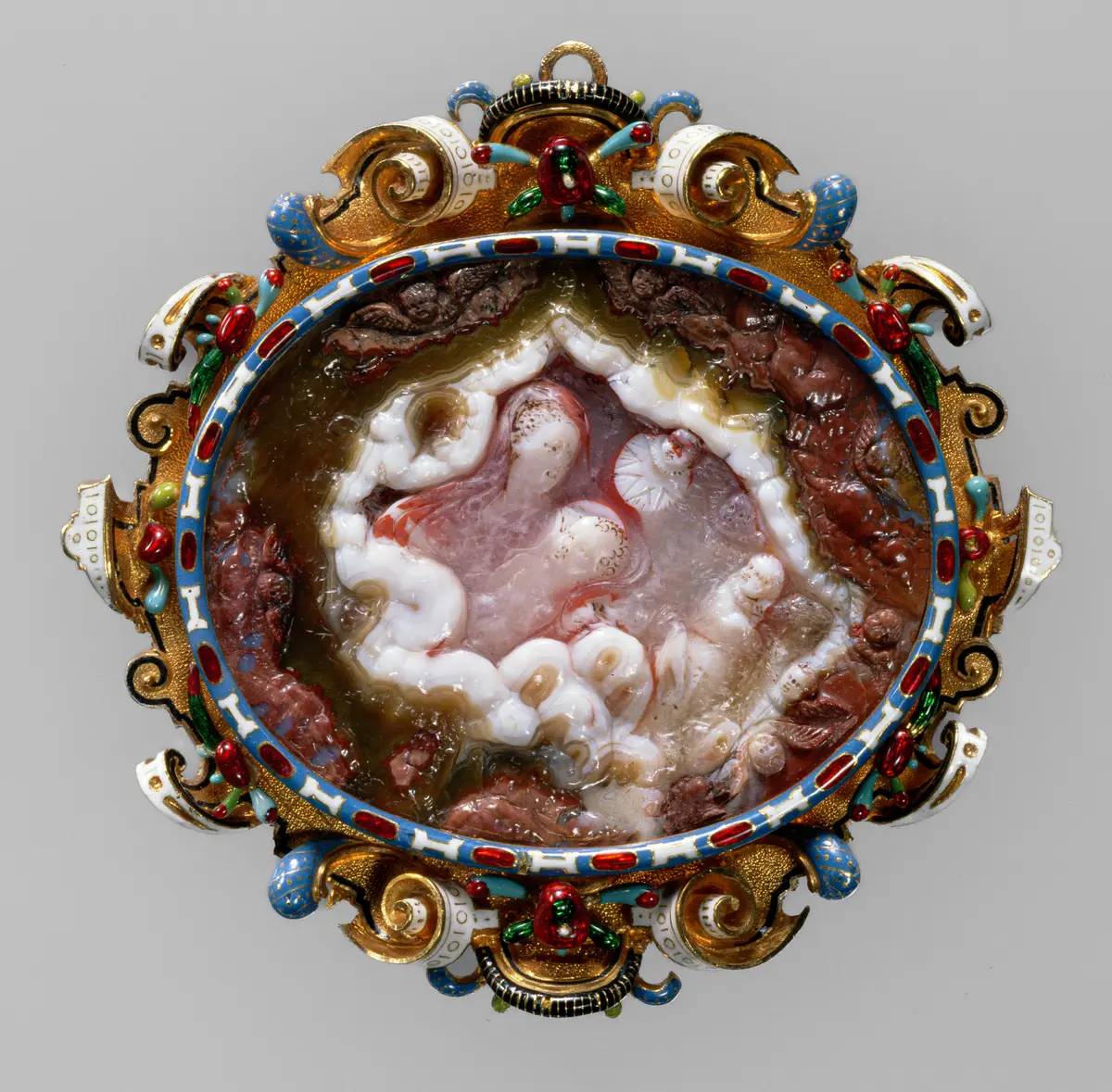 Madonna and Child in the Clouds