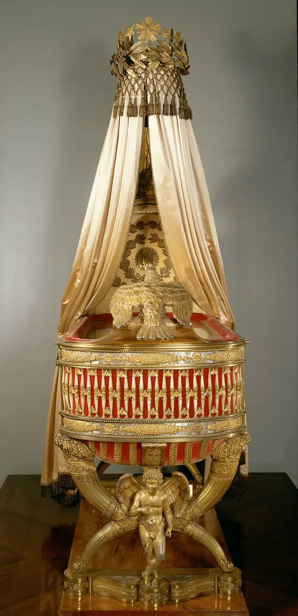 Das Thron-Wiegenbett des Königs von Rom