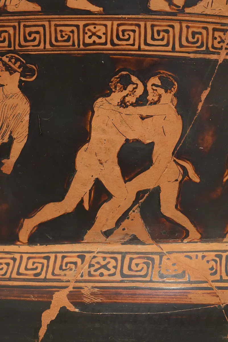 Silen, Satyr und Mänade