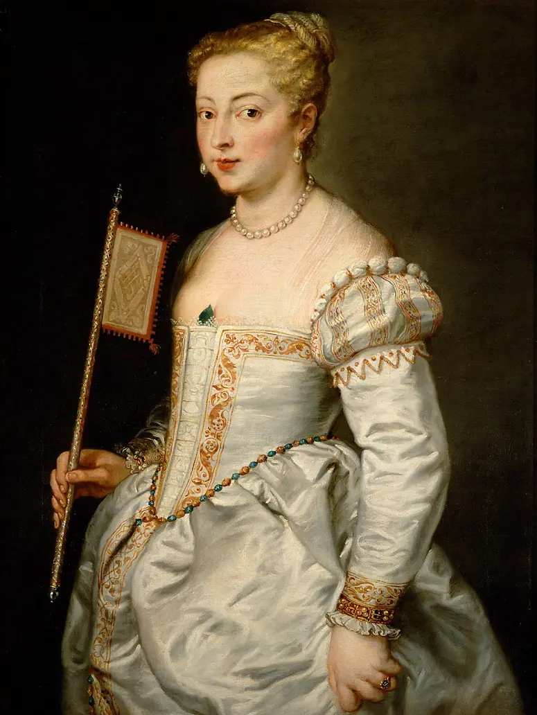 Young Woman with Fan