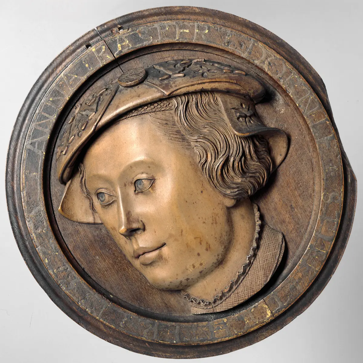 Dosenboden mit Porträt der Anna