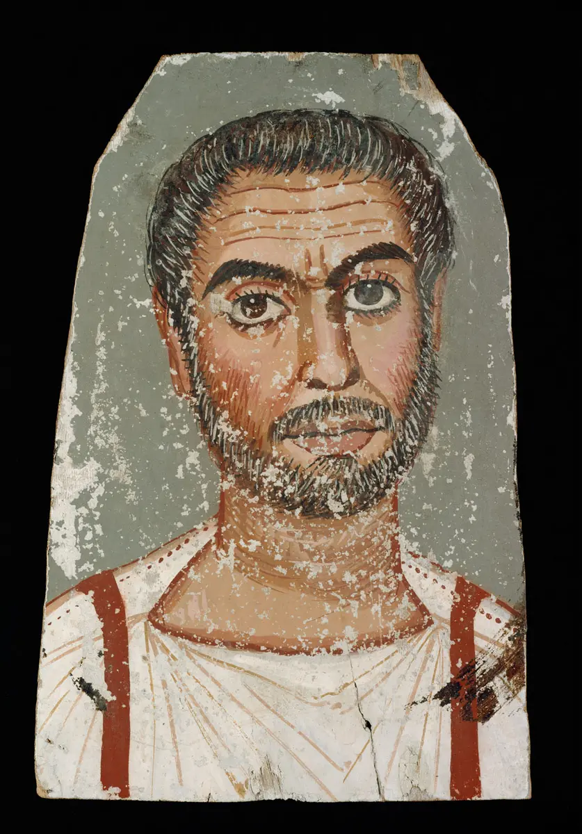 Älterer Mann mit Vollbart