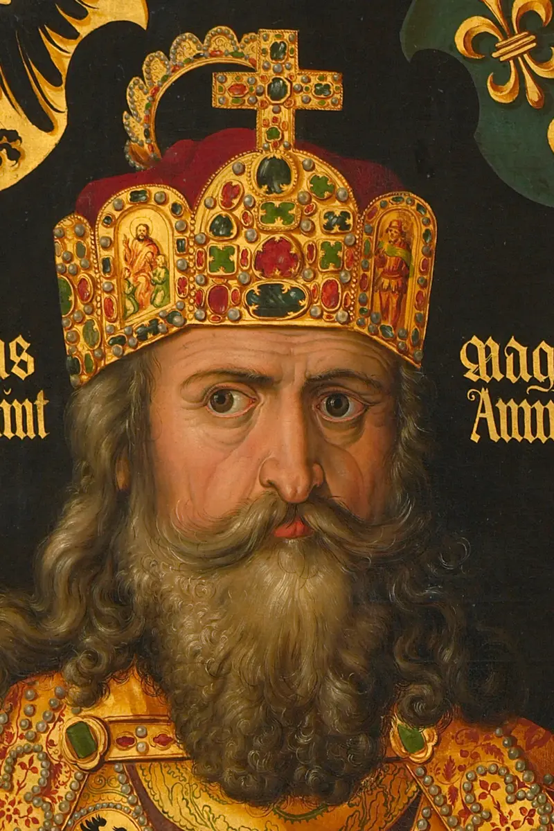 Idealbildnis Kaiser Karls des Großen (747-814)