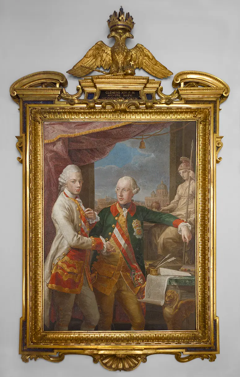 Emperor Joseph II with Grand Duke Pietro Leopoldo of Tuscany