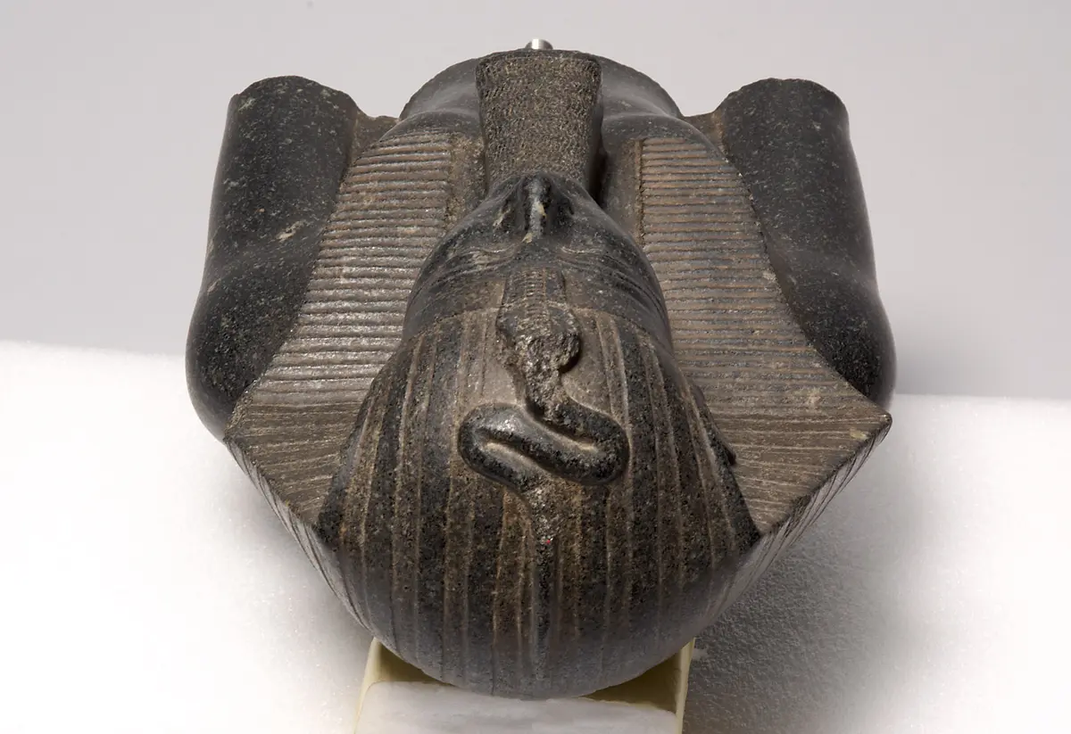 Upper part from a statue of Thutmose III