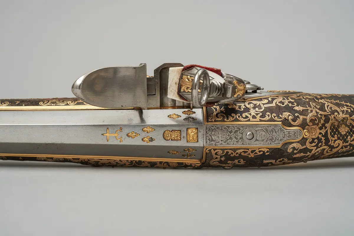 Steinschlossflinte zur Vogeljagd