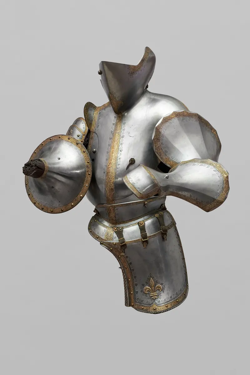 Doppelstücke einer Harnischgarnitur