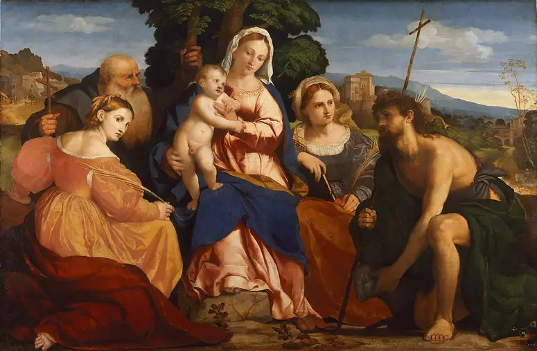 Mary with Child and Saints