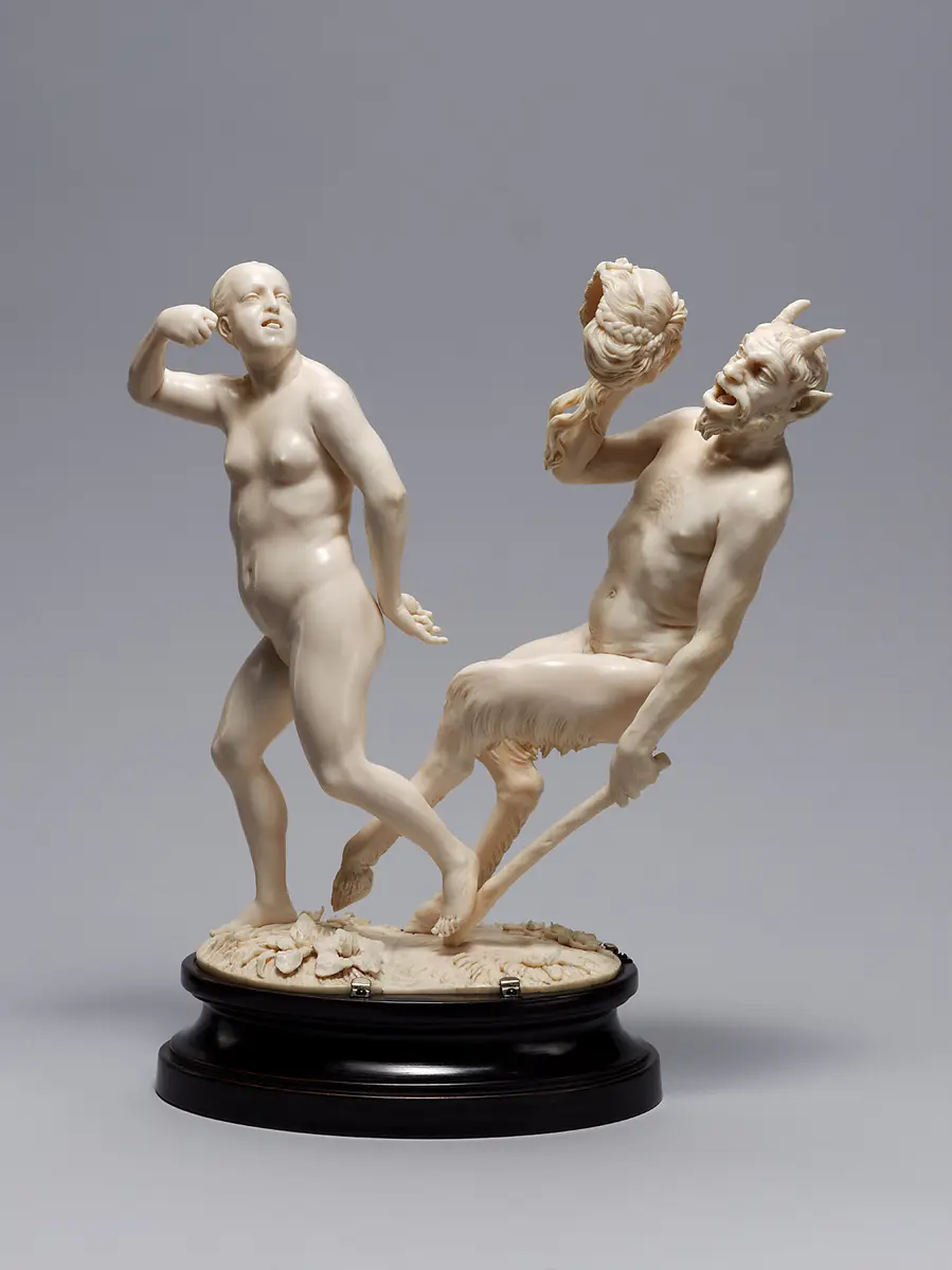 Satyr and the Nymph Corisca