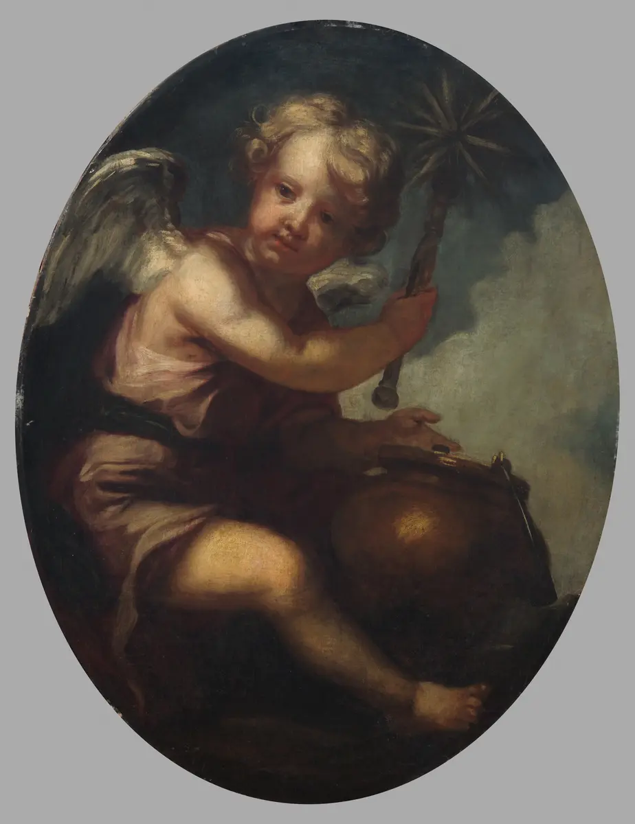 Putto mit Streitkolben