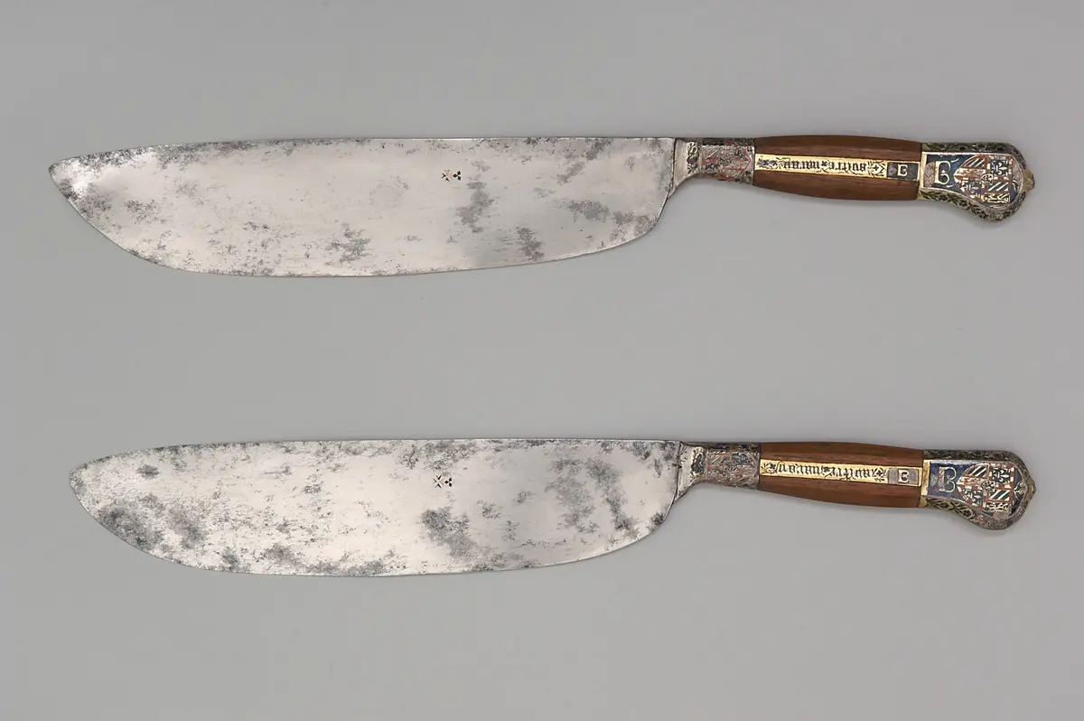 Ein Paar Vorlegemesser (Vorlegebesteck)