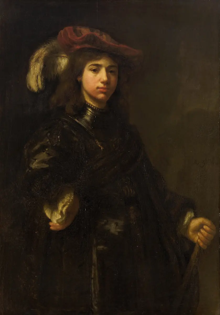 Young Man with Feather Biretta and Hauberk