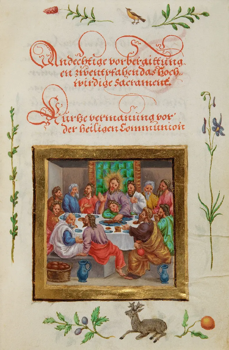 Miniatur, Gebetbuch der Philippine Welser, Gebetbuch