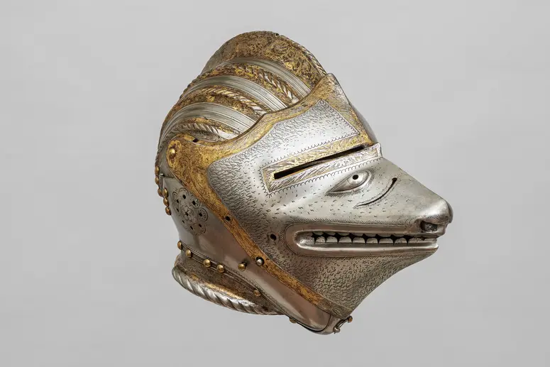 Close helmet with mask-visor