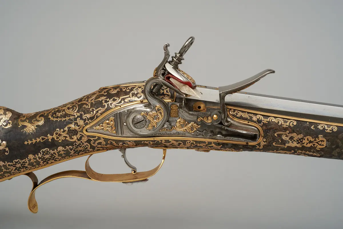 Steinschlossflinte zur Vogeljagd