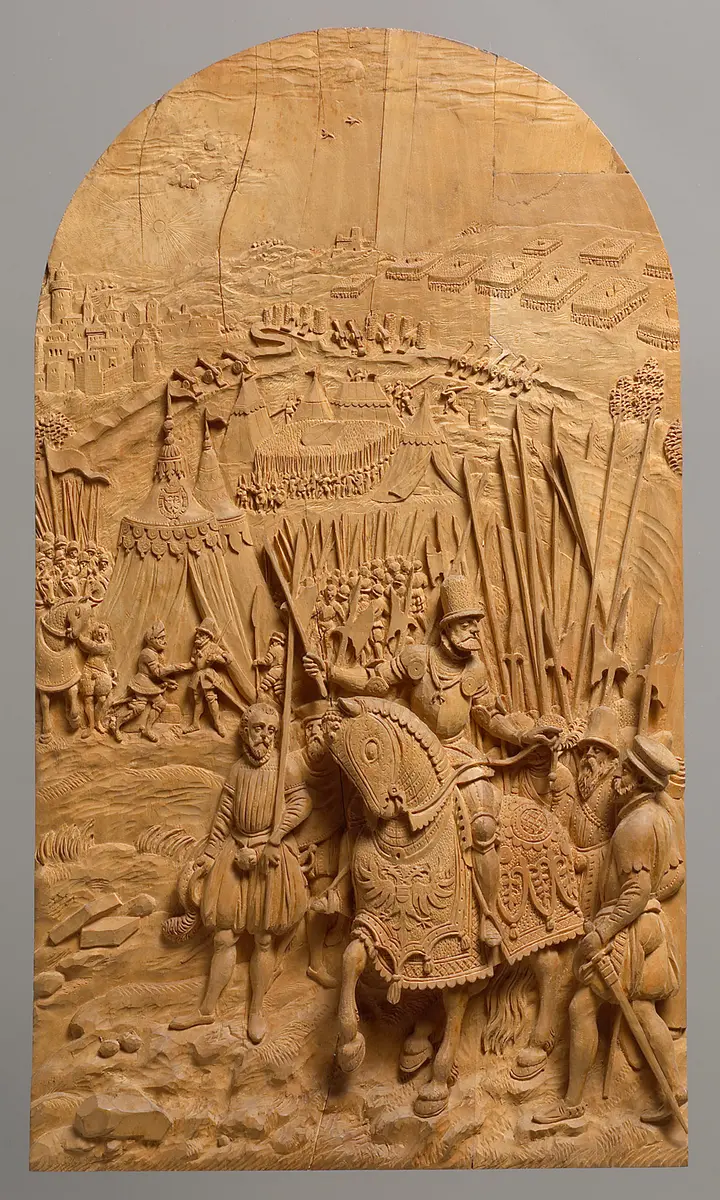 The Imperial Camp at Ingolstadt and the Arrival of the Count of Büren, 1546