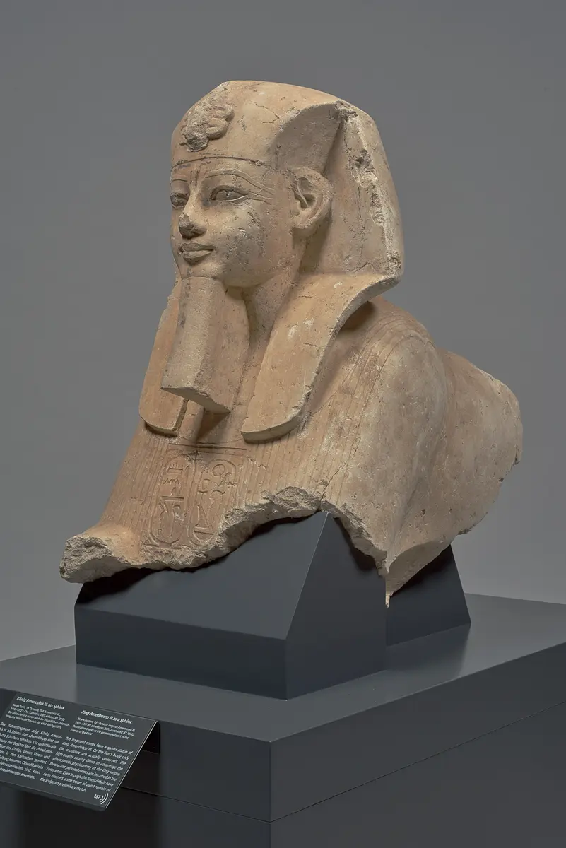 King Amenhotep III as a sphinx