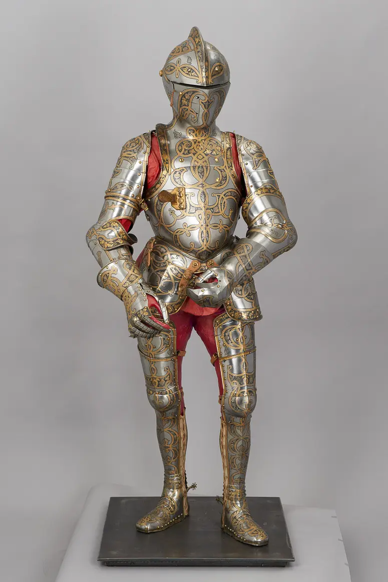 Armour for the joust of peace of the “Braided-Ribbons Garniture”